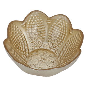 زبدية تقديم زجاج السيف غاليري، 16x16x5 سم - ذهبي product image 2