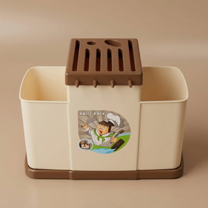 صندوق تخزين بلاستيك السيف غاليري، مستطيل - بيج product image