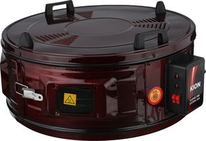 فرن دائري كهربائي كيون، 1200 واط، 37 لتر، 56 سم، KRO/2003 - عنابي product image