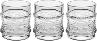 طقم كاسات عصير زجاج السيف غاليري، 3 قطع - شفاف product image 1