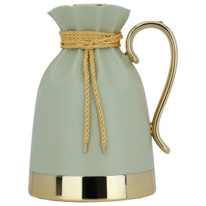 Everest Balqis Thermos, 1 liter, glass inner container, plastic outer shell - green product image