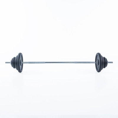 طقم قرص اوزان ارمان، 50 كجم - أسود فضي product image 2