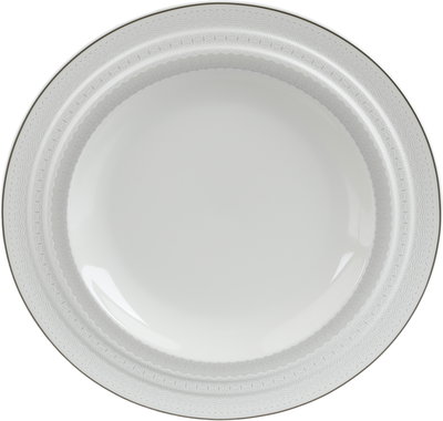 طقم تقديم سفرة بورسلان السيف غاليري، 166 قطعة، نقش فضي - أبيض product image 19