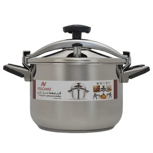 قدر ضغط استيل فولكانو، 5 لتر - فضي product image 2