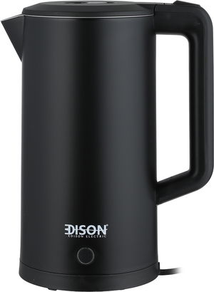Edison 1850-2200 W, D2825 Electric Kettle, 22x16.5x29.4 cm, 2.5 L - Black product image