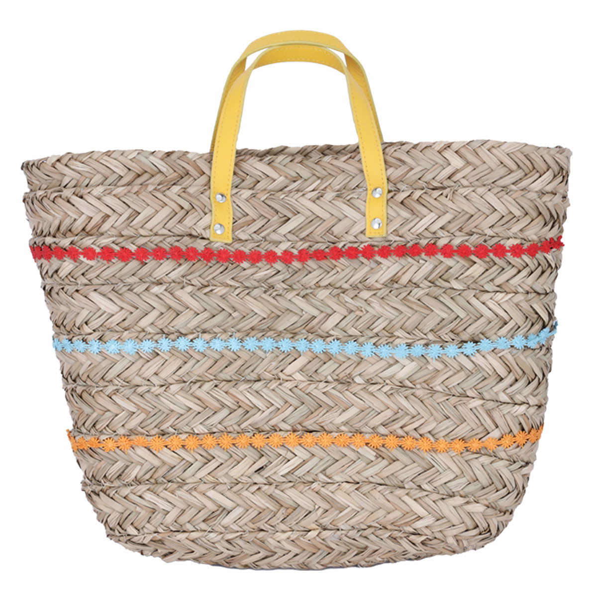 شنطة ترامس خوص السيف غاليري، 45×32 سم - بيج product image