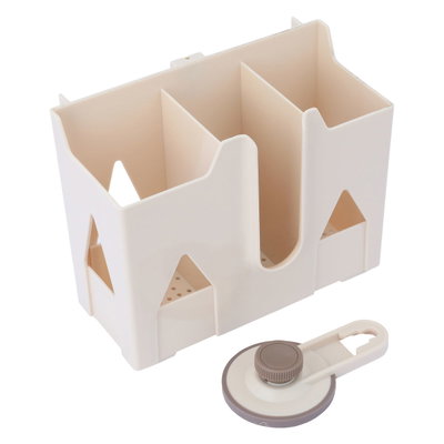رف صندوق بلاستيك السيف غاليري، مستطيل - بيج product image 3