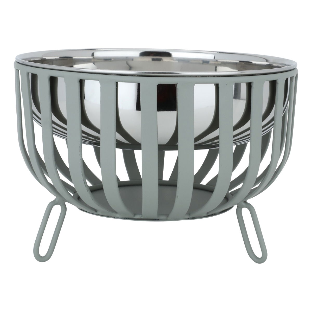 وعاء أستيل داخلي السيف غاليري، دائري، قاعدة - رمادي product image