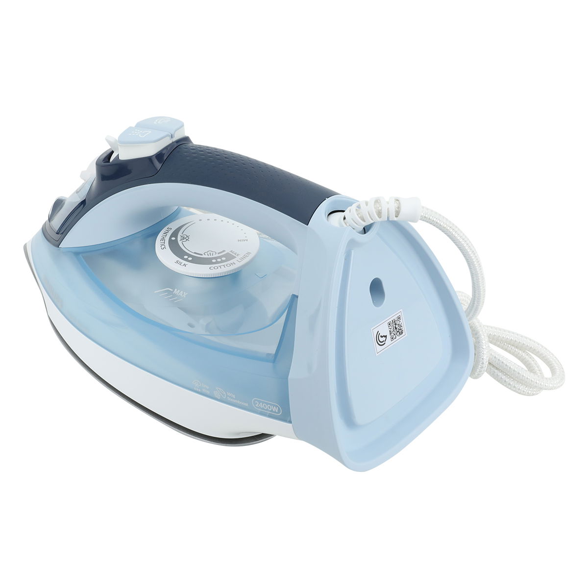 مكواة بخار فيليبس، 2400 واط، 320 مل - أزرق product image 1