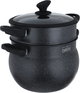 قدر طهي مزدوج جرانيت سافا، 8 لتر - أسود product image 4