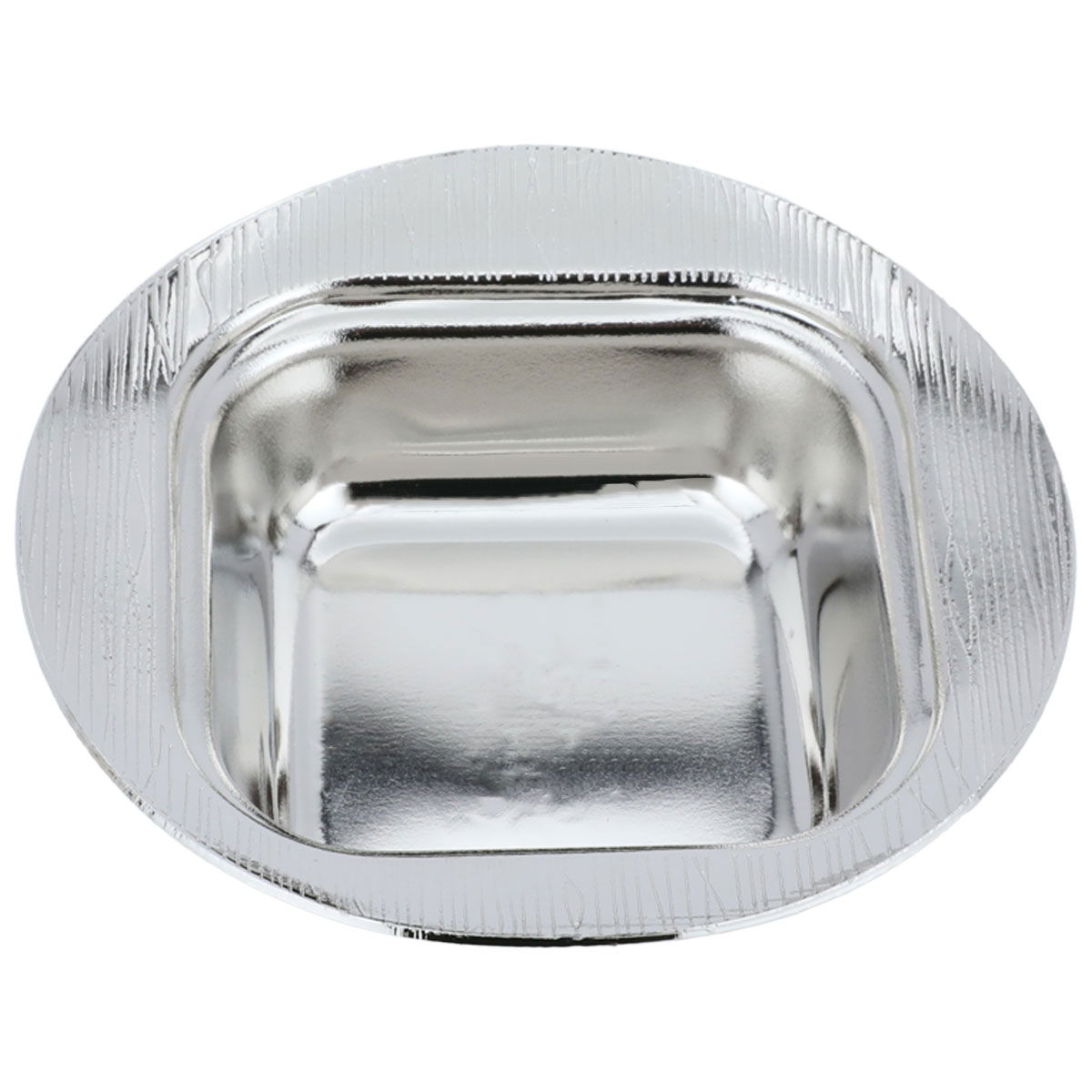 Al Saif Gallery Noa Steel Plate, 8X8X3 Cm, Square - Silver product image