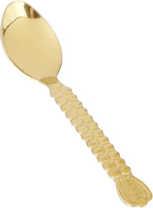 طقم تقديم فناجين قهوة وبيالات شاي زجاج ماكس جلاس، 26 قطعة، بنقش ذهبي - شفاف product image 3