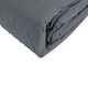 طقم مفرش سرير فايبر السيف غاليري، 4قطع، كبير - رمادي product image 3