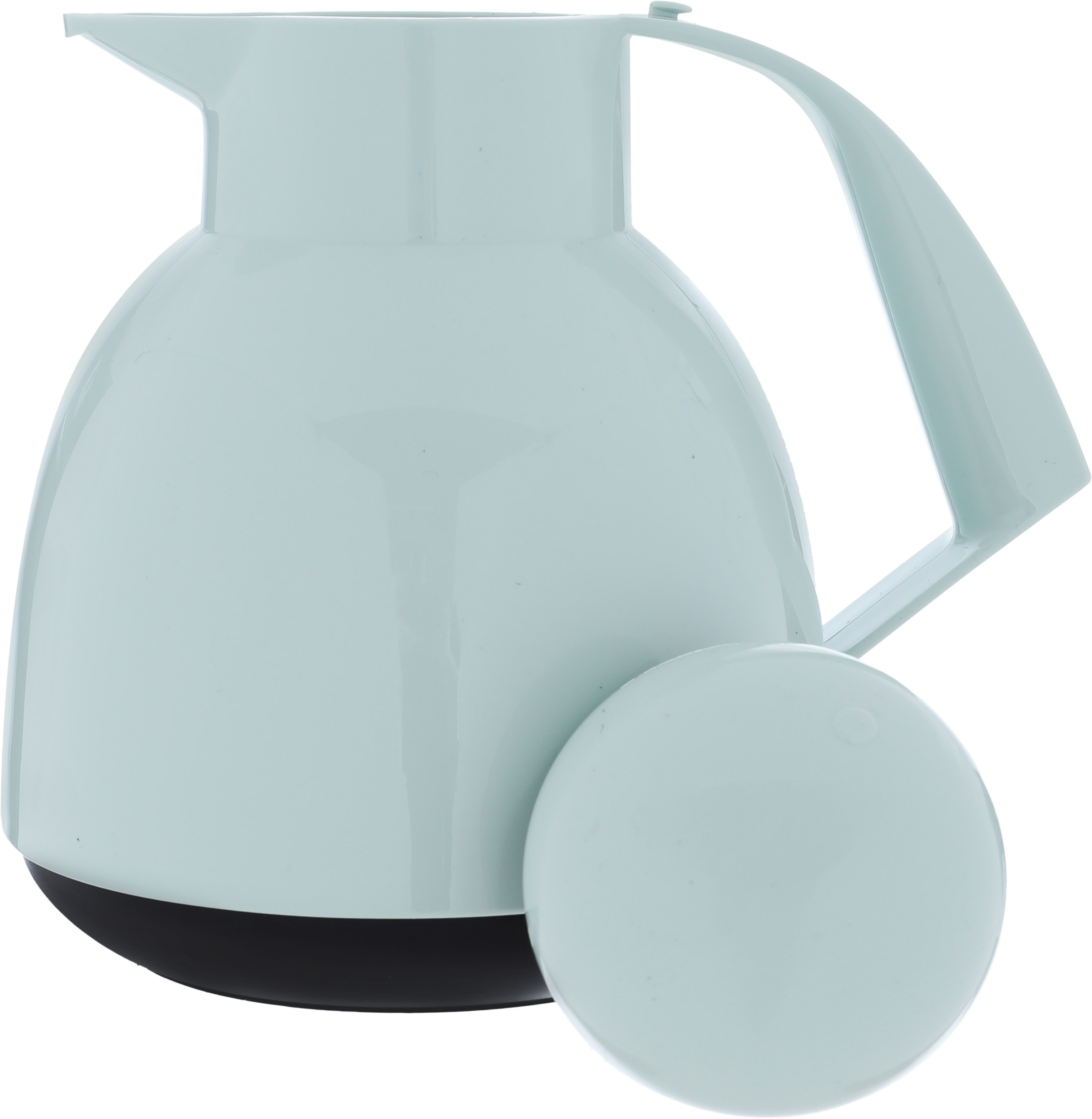 Helios thermos, 1 liter, thermal glass inner container, plastic outer shell - light green product image 2