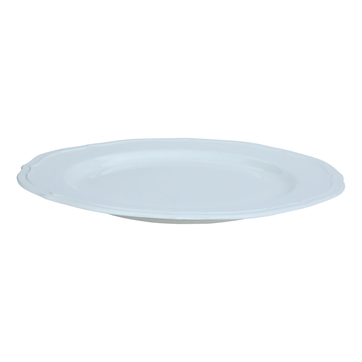 صحن تقديم بورسلان السيف غاليري، 10.5 انش، دائري مسطح - أبيض product image 4
