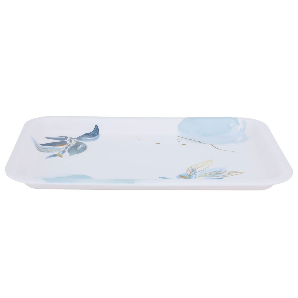 Al Saif Gallery plastic serving tray, 32.8 x 24 x 2 cm, rectangle - white product image