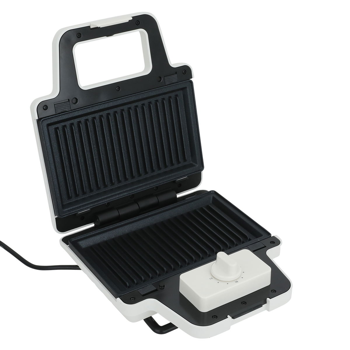 Edison Sandwich And Waffle Maker, 800 Watt, 2×1 - Light Grey product image 3