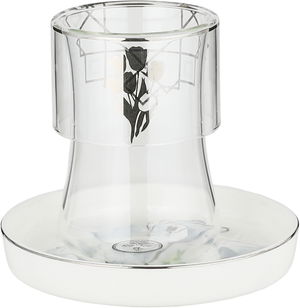 طقم بيالات زجاج السيف غاليري، 11سم، 12 قطعة، صحون بورسلان -  شفاف أبيض product image 2