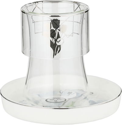 طقم بيالات زجاج السيف غاليري، 11سم، 12 قطعة، صحون بورسلان -  شفاف أبيض product image 2