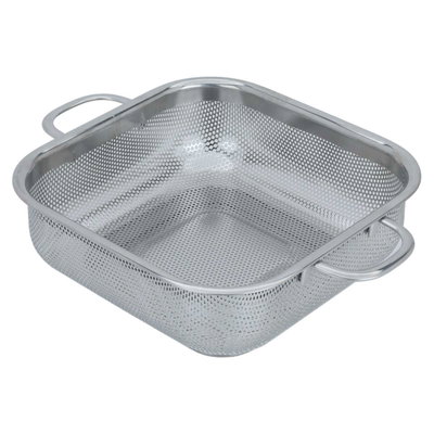 مصفى استيل السيف غاليري، مربع، بقاعدة، بيد، 21.8 سم - فضي product image 3