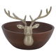 Al Saif Gallery Wooden Serving Bowl, 18x18x7 cm - Brown product image 1