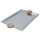 Tofaria Al Saif Gallery steel presentation, 55 x 33 x 3.5 cm, rectangle, wooden handle - silver product image 2