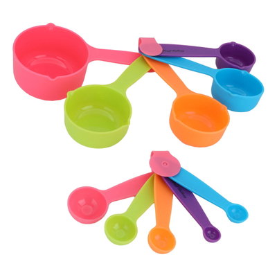 طقم ملاعق قياس بلاستيك السيف غاليري، 10 قطع - ملون product image 3