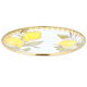 Steel Al Saif Gallery serving plate, 20 cm, lemon pattern - colorful product image 1