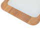 trayh SteelAl Saif Gallery, 40 x 26 x 3 cm, wooden edge, rectangle - brown product image 3