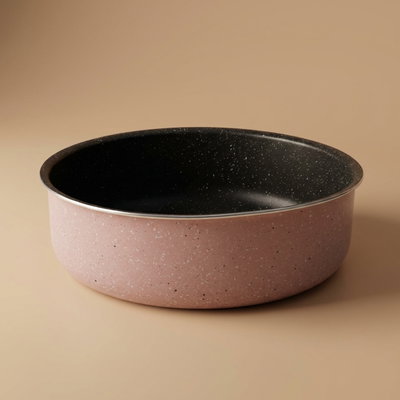 Rocky Granite Tray, 20cm, Round - Pink product image 1