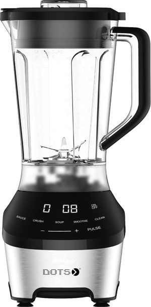 خلاط كهربائي دوتس، 1200 واط، 1.8 لتر، شاشة ديجيتال، FBB2030ST - اسود فضي product image