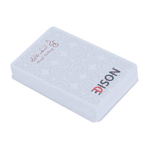أوراق لعب البلوت بلاستيك إديسون، مع علبة - أبيض product image 2