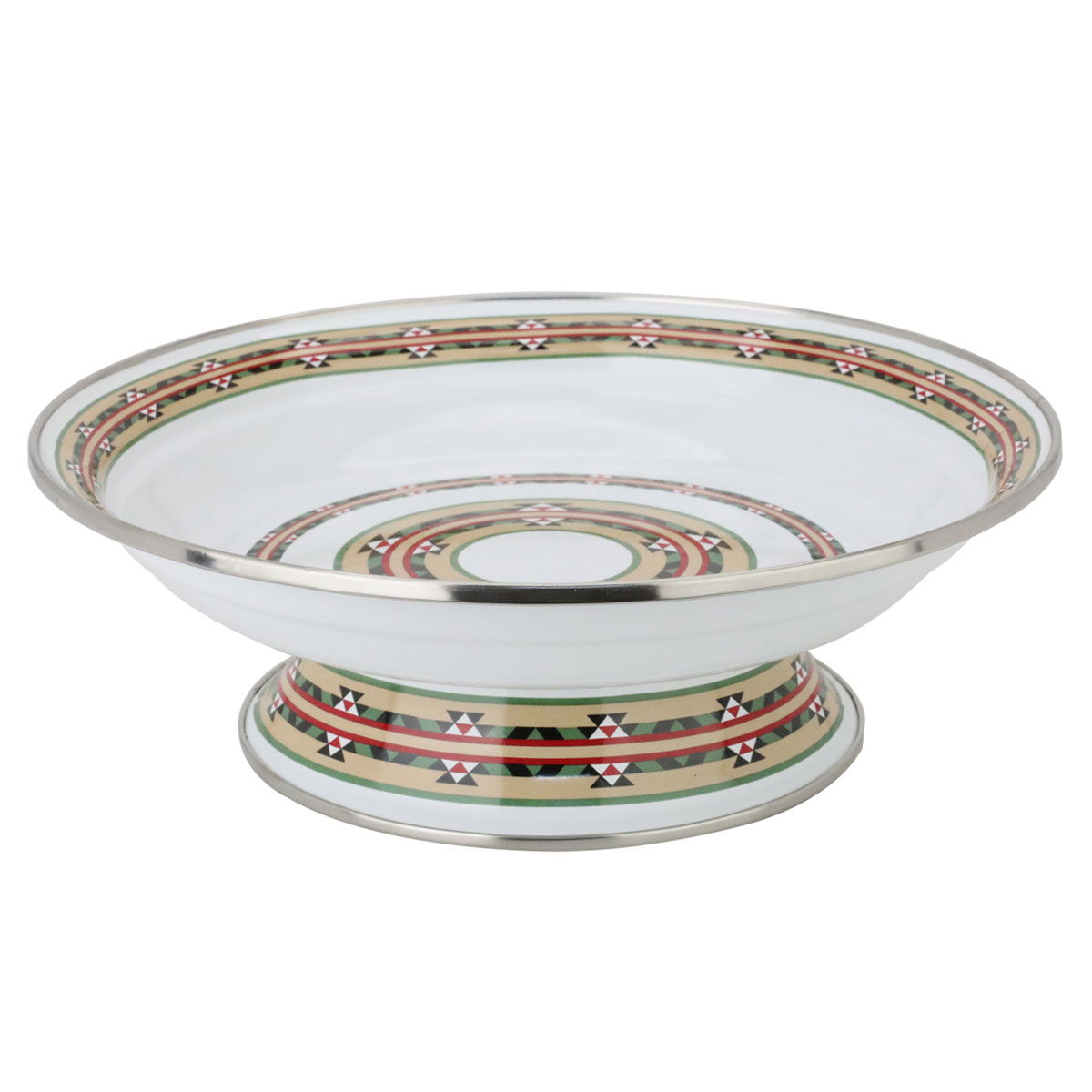 صحن غضار تراثي أستيل السيف غاليري، 24 سم، دائري، قاعدة - أبيض product image 2