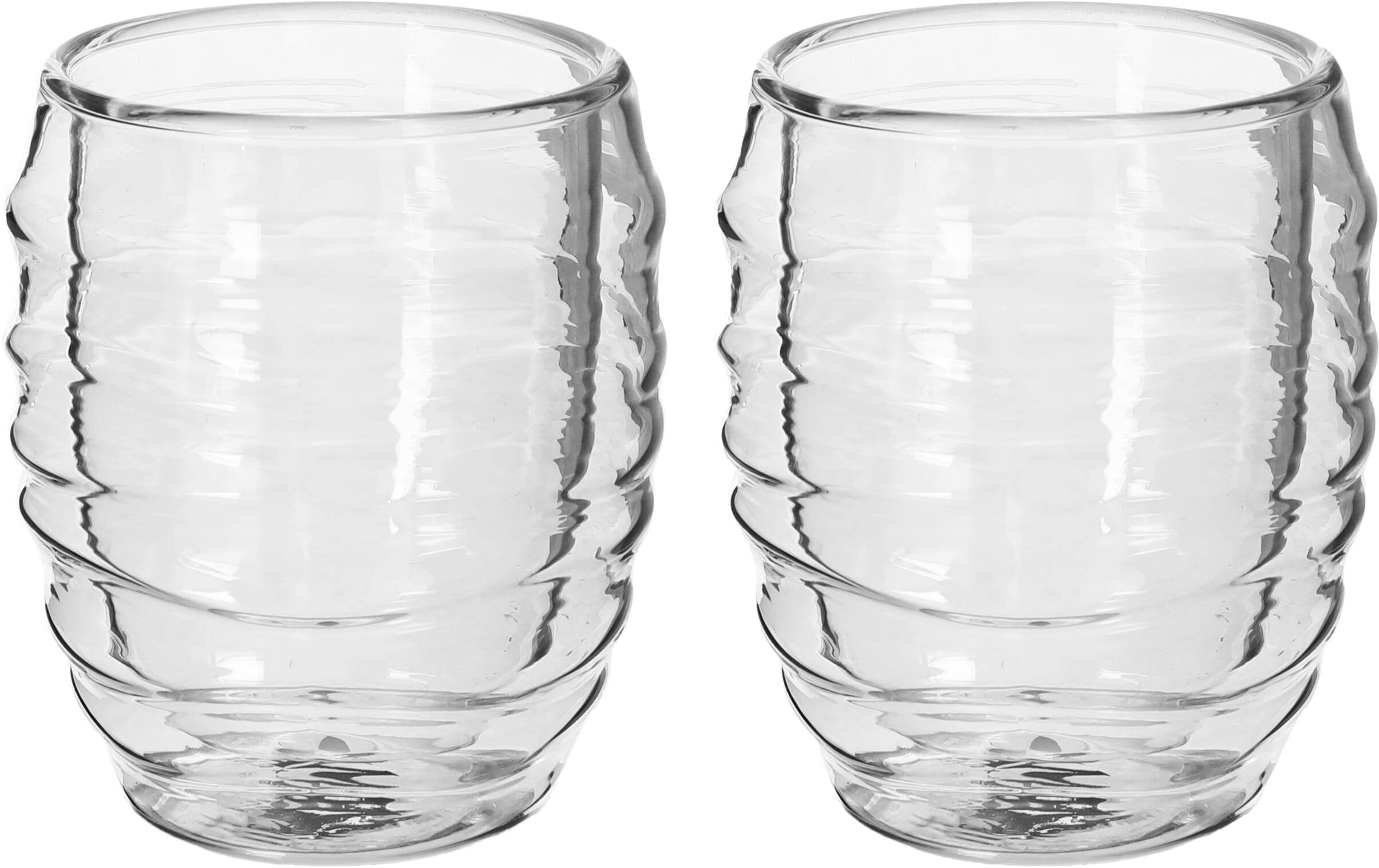 طقم فناجين شاي زجاج حراري السيف غاليري، 200 مل، قطعتين - شفاف product image 1