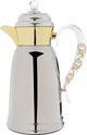 Al Saif Gallery Qamar thermos set, 1 liter, thermal glass inner container, steel outer shell - silver product image 6