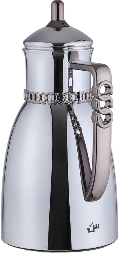 طقم ترامس بيان السيف غاليري، 0.7 / 1 لتر، 2 قطعة، حافظة داخلية زجاج حراري، يد نيكل أسود - فضي لامع product image 7