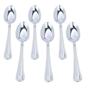 طقم ملاعق اكل استيل السيف غاليري، 6 قطع - فضي product image 2