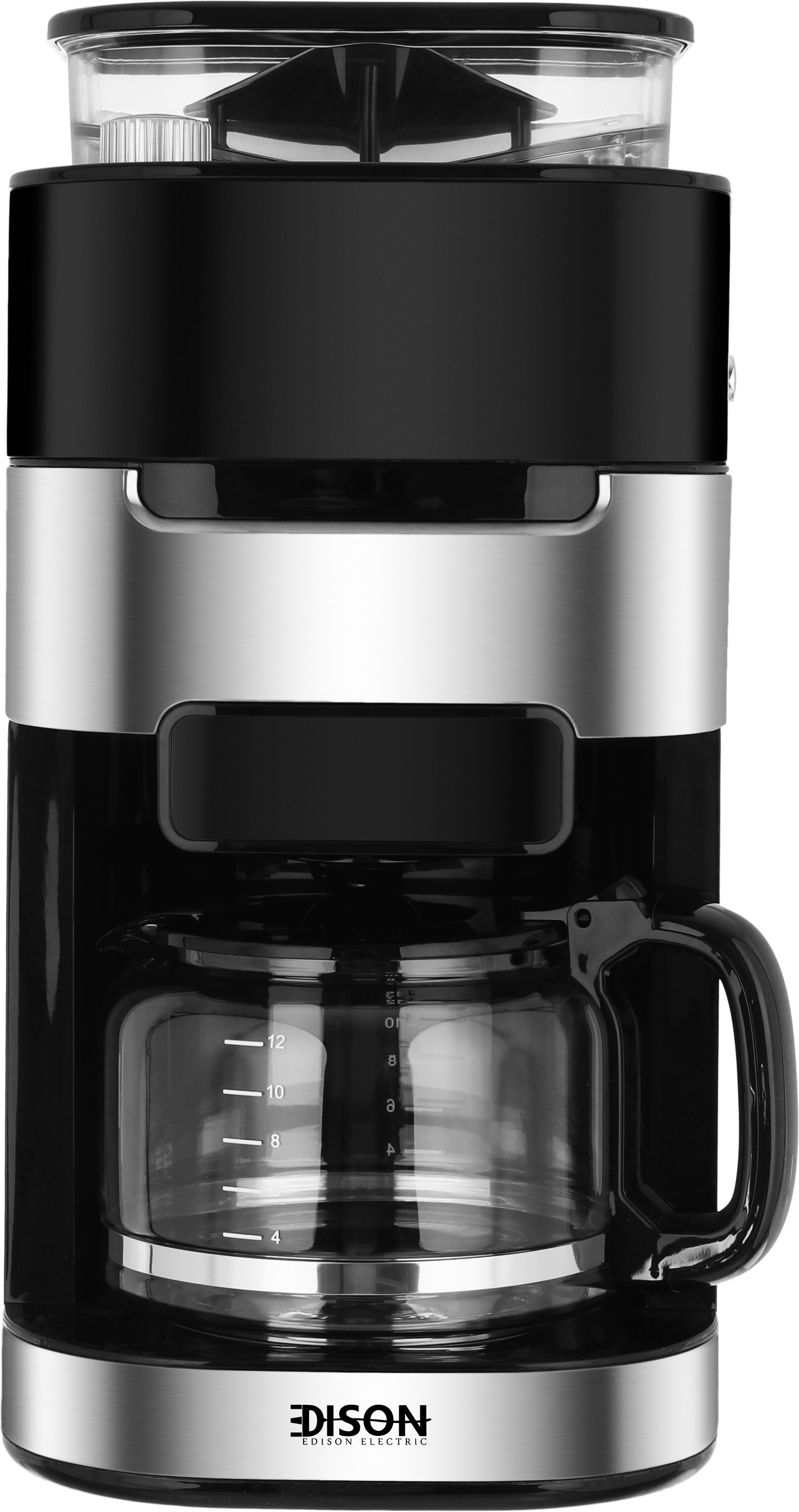 Edison Drip Coffee Maker, 900 Watt, 1.5 Liter - Black Silver product image 1