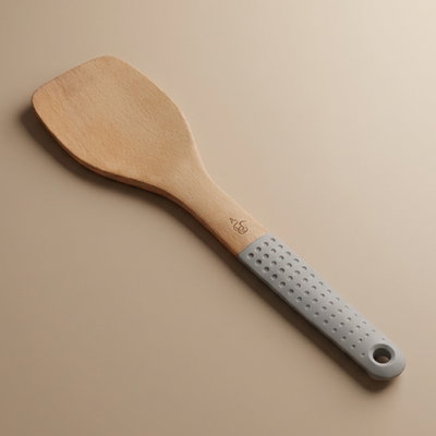 ملاس خشبي السيف غاليري، يد بلاستيك - رمادي فاتح product image 1