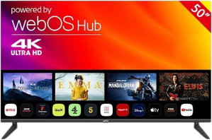 تلفزيون سمارت بدون اطار دورا اسات، 50 بوصة، 4K UHD، شاشة LED، نظام ويب او اس، ريموت ماجيك، DST50U - اسود product image