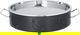 Al Saif Gallery Steel Food Warmer, 44 x 36 x 14 cm, Round, Double Bowl, Crescent Pattern, Medium - Black product image 2