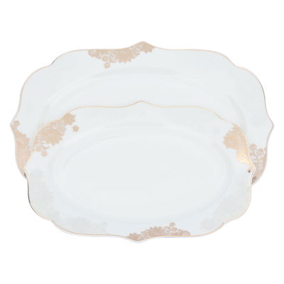 طقم سفرة بورسلان السيف غاليري، 166 قطعة - أبيض product image 5
