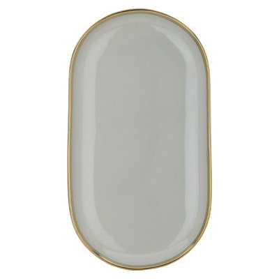 طقم سفرة بورسلان السيف غاليري، 51 قطعة - رمادي فاتح product image 2