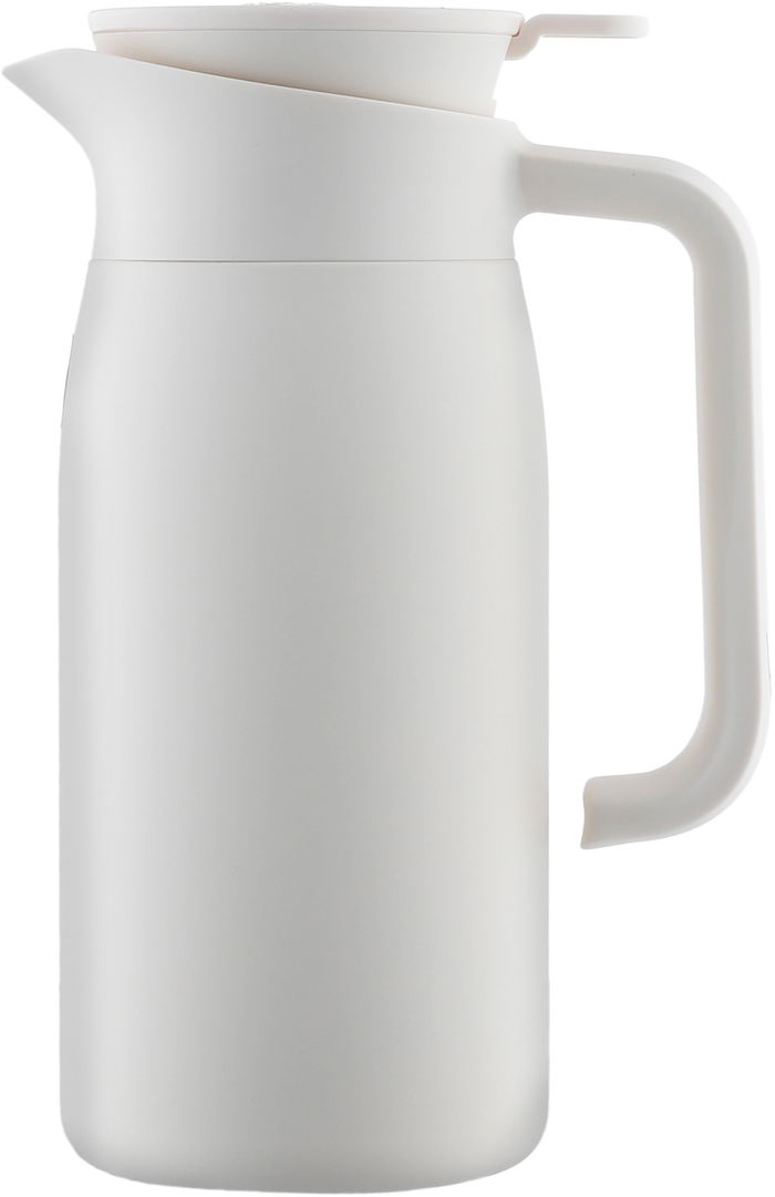 Rana Al Saif Gallery Thermos, 1.10 L, Steel Inner Container, Steel Outer Body, Touch Screen - Cream product image 2