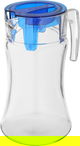 Pasabahce Glass Jar with Plastic Lid, 1.4 Liter - Clear product image 2
