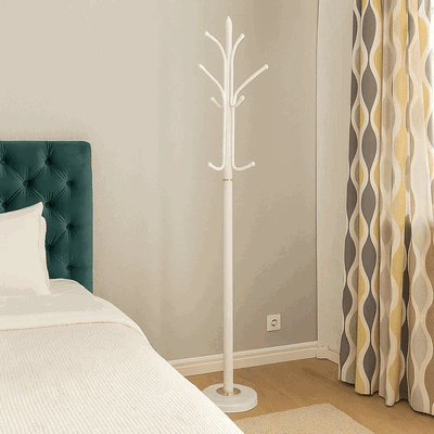 علاقة ملابس مودرن معدن، ارتفاع 185 سم - ابيض product image 3