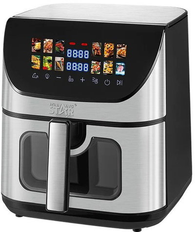 Winning Star ST-9694 Air Fryer, 8 Liters, 2200 Watts, Wi-Fi, Digital - Black product image 4