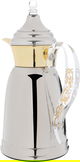 Al Saif Gallery Qamar thermos set, 1 liter, thermal glass inner container, steel outer shell - silver product image 7