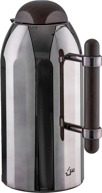 Al Saif Gallery Terhab Thermos Set, 21 Pieces, Cups with Saucers, Coffee Cups, Saucers, Wooden Handle - Black Wooden product image 4