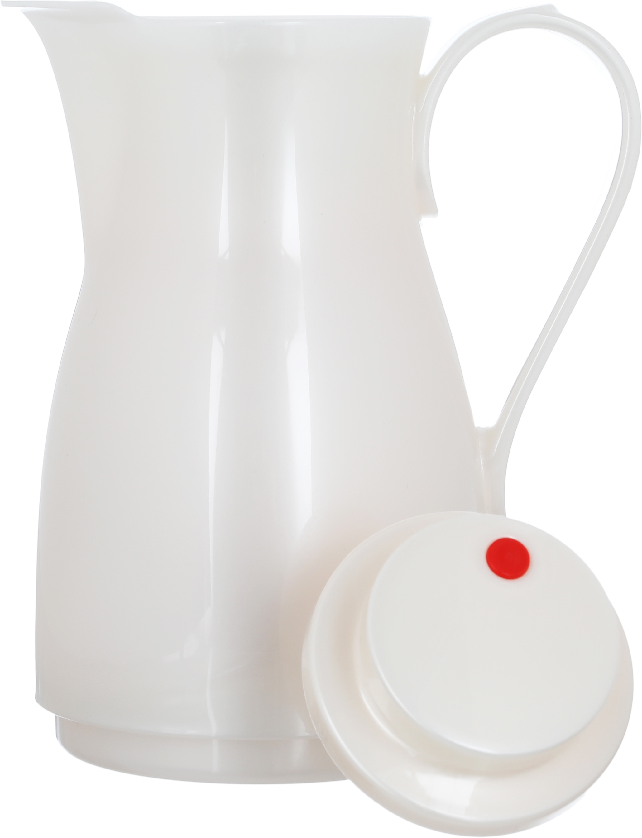 Rotpont thermos, 0.5 liters, glass inner container, plastic outer shell - white product image 4